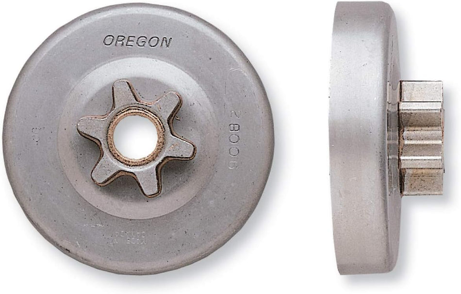 Pignon à 6 dents Oregon 41569X pour grand public, pas à profil bas, 3/8"